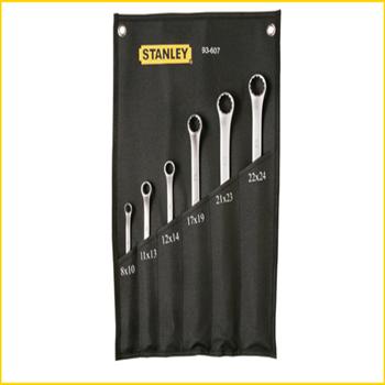 6件套公制精抛光45˚角双梅花扳手