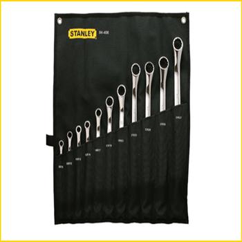 11件套公制精抛光45˚角双梅花扳手