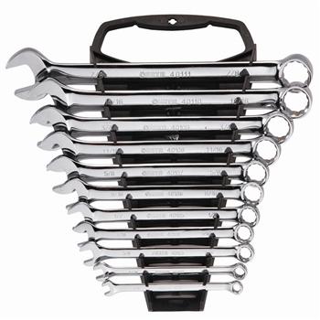 11件英制全抛光两用扳手组套