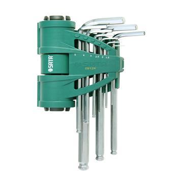 9件增力型加长球头内六角扳手组套