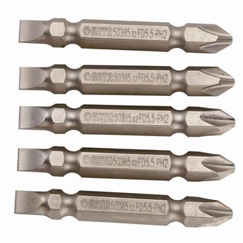 5件套6.3MM系列65MM长双头旋具头#1/#1