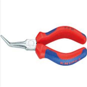 Knipex 双色柄弯头针嘴钳