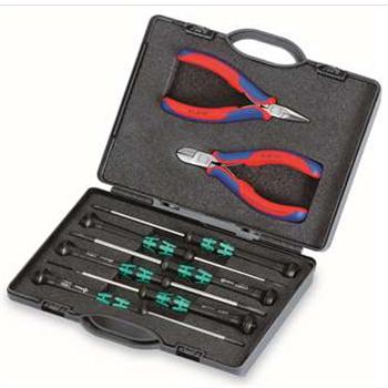 Knipex 8件套电子剪钳与微型螺丝批