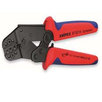 Knipex 短柄棘轮压线钳
